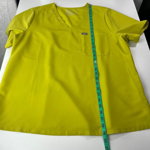 Figs Scrub Set Limeade XXL High Waist Zamora Joggers Catarina One Pocket Top - Picture 7 of 16